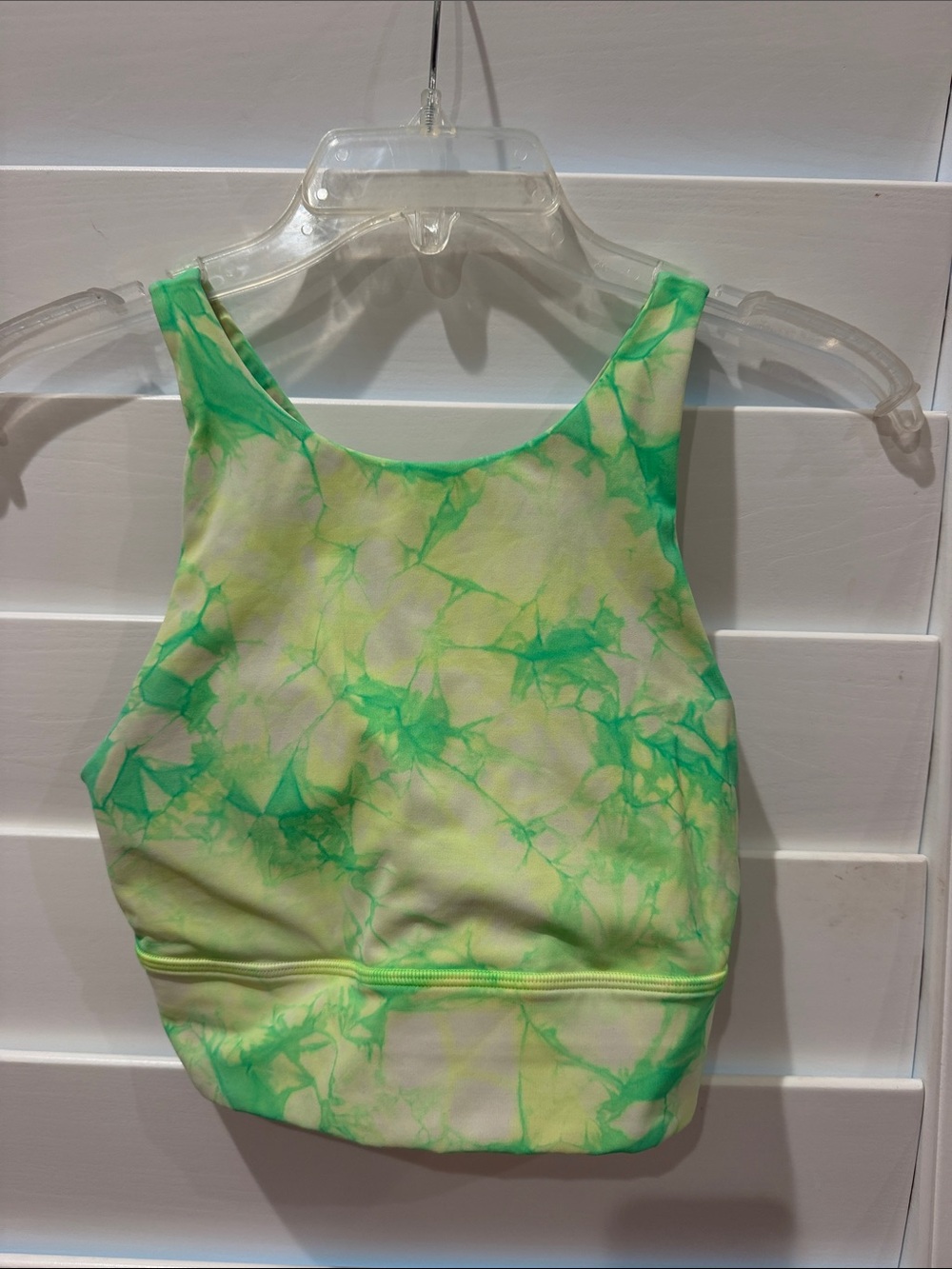 Lululemon Green Tie-Dye sports bra size 4